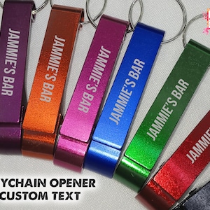 Personalized Keychain Custom Bottle Opener Keychain Custom Name Bottle Openers Custom Keychain Bottle Openers with Logo Laser Engraved Gifts