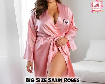 Be my bridesmaid, bridal robe, Robes personalized, Satin bridal robes, plus size robe, Kimono robes, Kimono Robe, Bridesmaid Robes