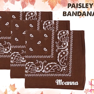 Customizable Bandana/Personalized Bandana / Custom Bandana/Custom Name Bandana/Logo Bandana/Human/Custom Headband/ Customizable Bandana
