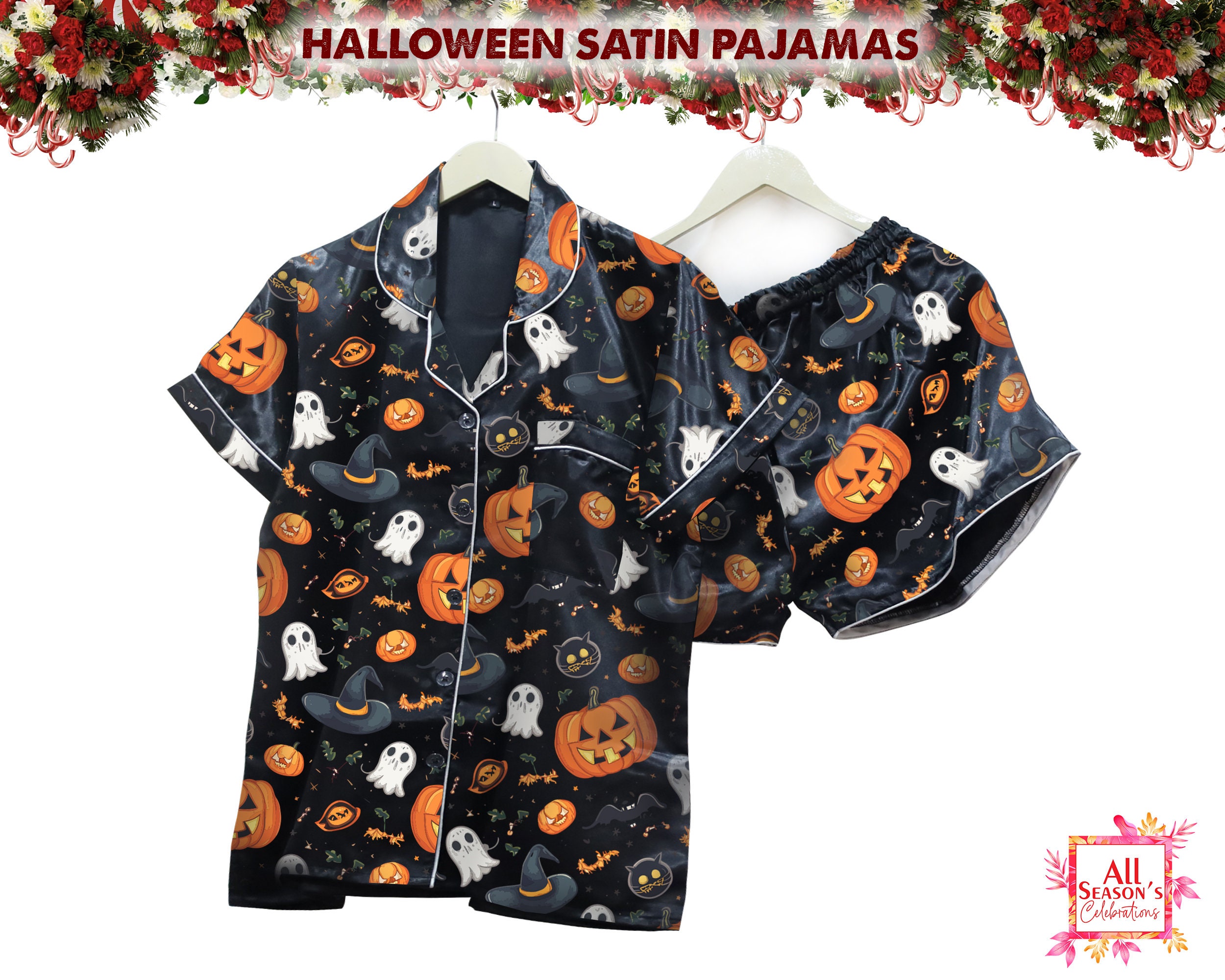Halloween Pjs Etsy UK