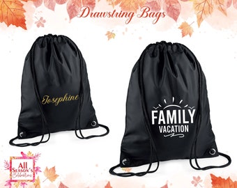 Personalisierte Name Kordelzug Tasche Anpassen Kordelzug Benutzerdefinierte Turnbeutel Kordelzug Brautparty Kordelzug Geschenk für sie Hochzeitsgeschenk
