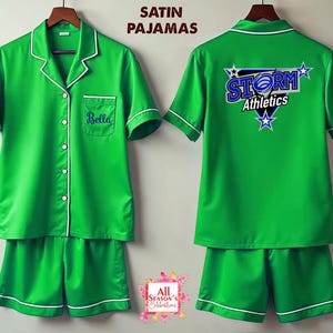 Storm Athletics Pajamas Customized Cheer Team Pajama Sets Personalized Cheerleader Team Pajamas Set Your Design Pajama Dance Team Pajamas