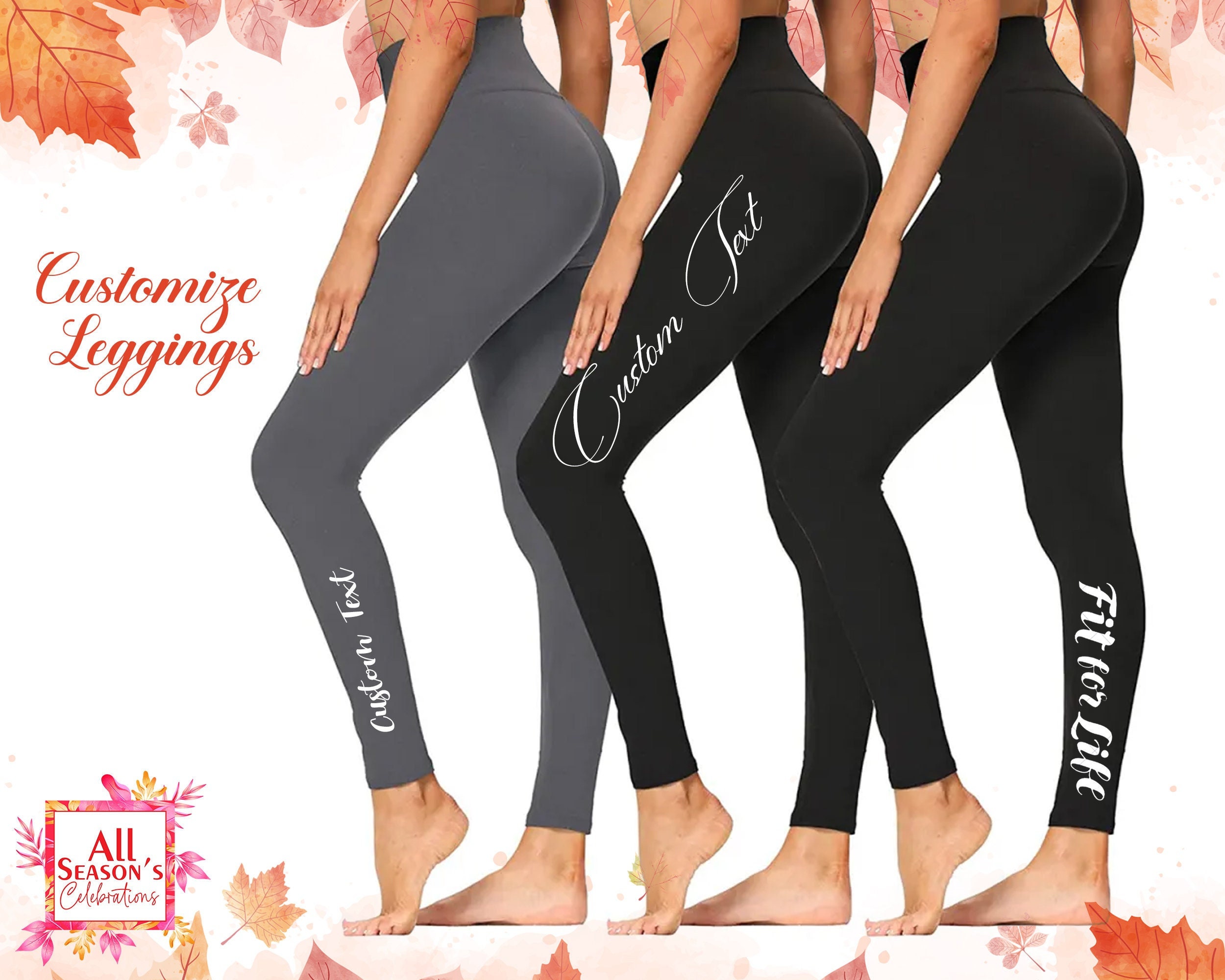 Monogrammed Leggings -  Canada