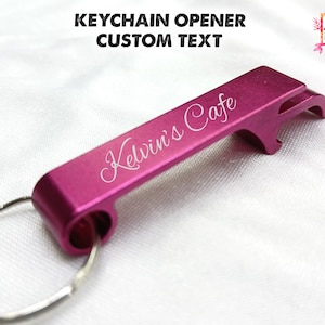 Personalized Keychain Custom Bottle Opener Keychain Custom Name Bottle Openers Custom Keychain Bottle Openers with Logo Laser Engraved Gifts