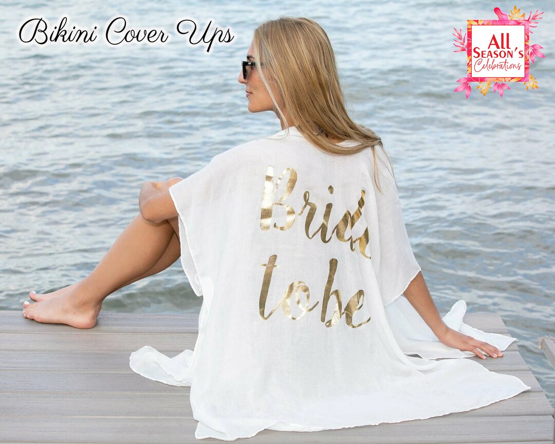 Bikini Wrap Women Custom Cover Ups Customized Beach Wrap Bachelorette