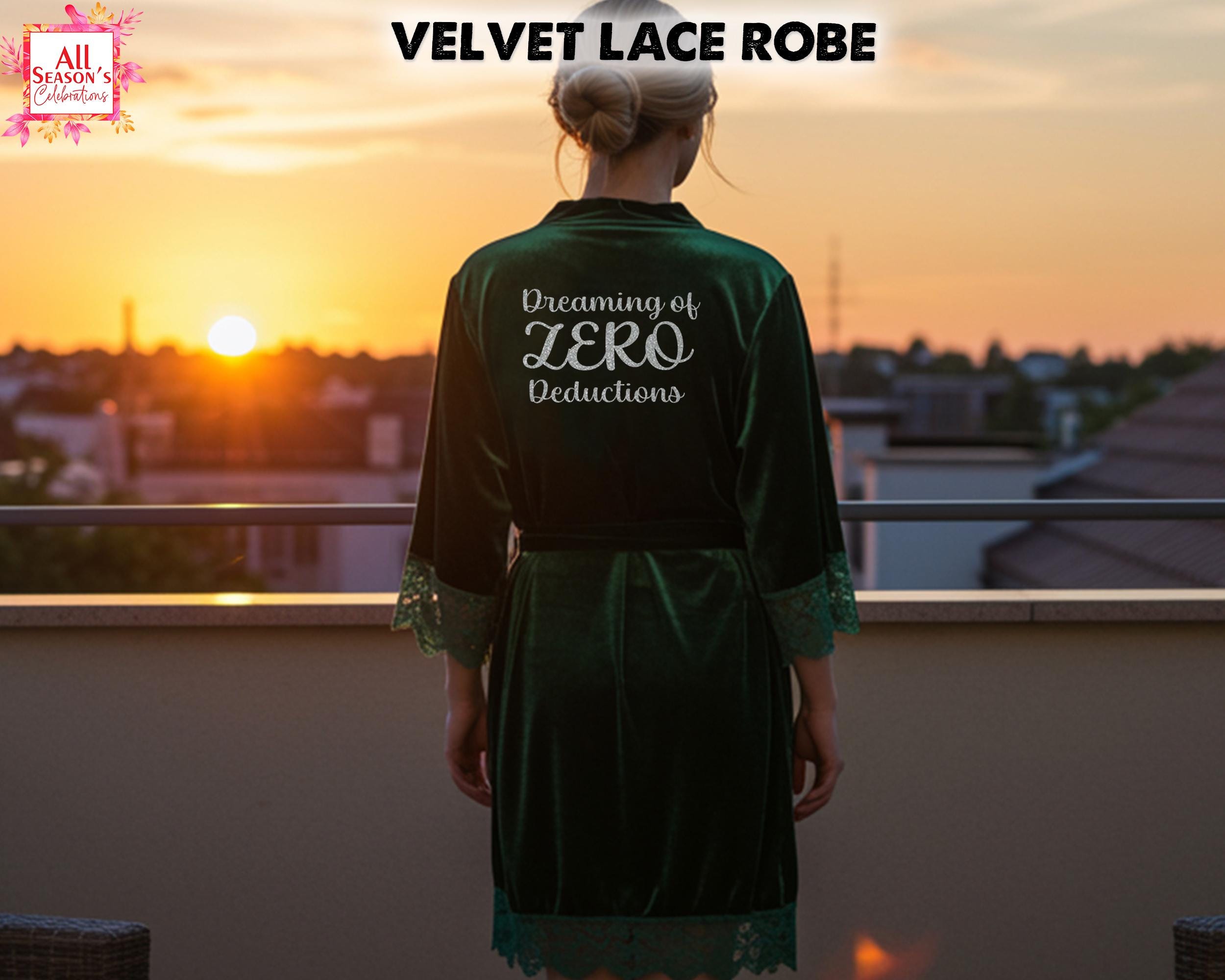 Coach Robe Custom Cheers Velvet Lace Robe Personalized Cheerleader Robe Wake up ...