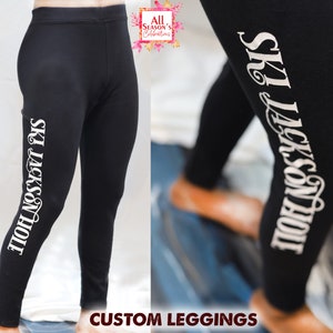 Customized Leggings Personalized Leggings Workout Leggings Yoga Leggings Gym Leggings Custom Print Leggings Bridal Leggings Gift For Her