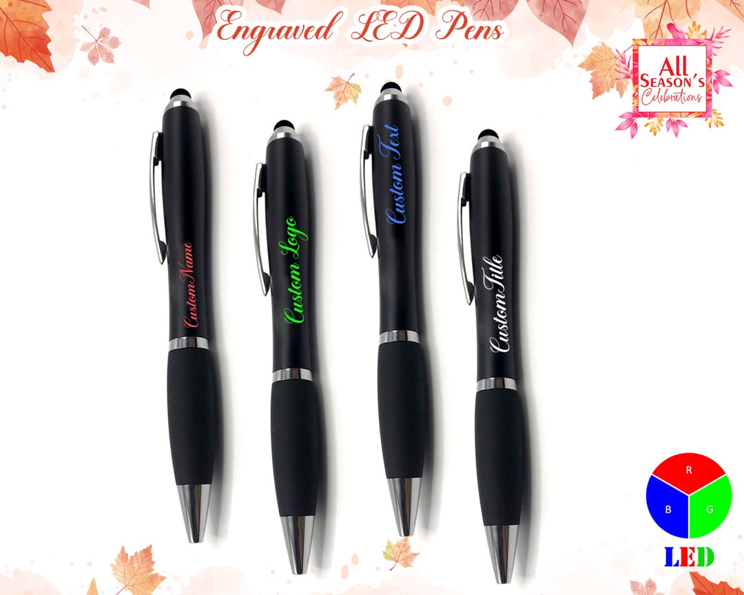 Custom Name Pens Light up Pens Customized LED Pens Personalized LED Pen ...