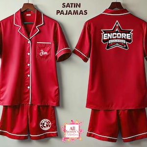 Encore Athletics Pajamas Customized Cheer Team Pajama Sets Personalized Cheerleader Team Pajamas Set Your Design Pajama Dance Team Pajamas