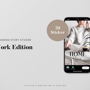Autocollant Instagram Story - Travail
