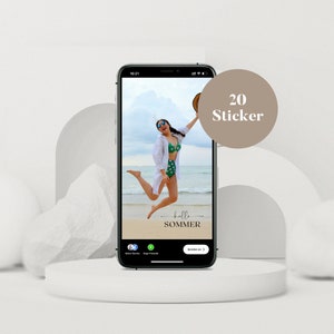 Instagram Story Sticker - Summer