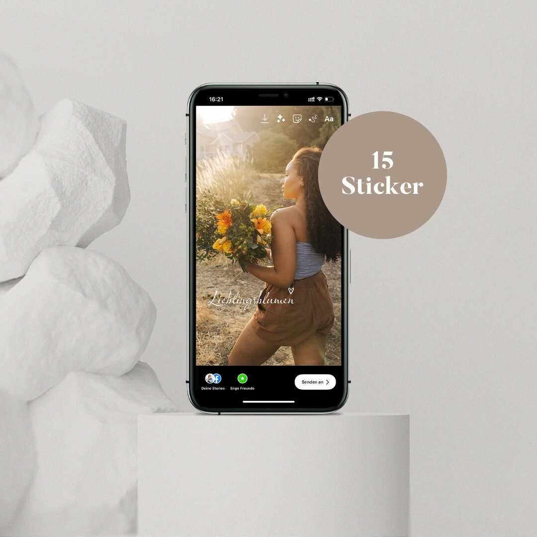 Instagram Story Sticker - Spring - Etsy