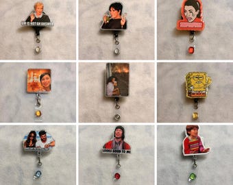 Humor badge reels, Funny Meme Badge reel, Medical ID Holder, Retractable Badge reels, ID Holder, Sarcastic badge reel