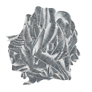 Abstract drawing, ink, dip-pen