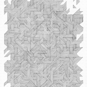 Abstract ink drawing
