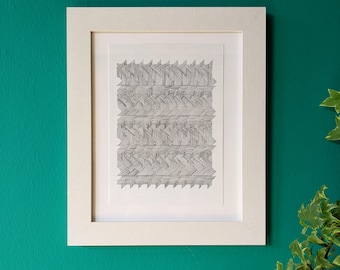 Disegno astratto a inchiostro