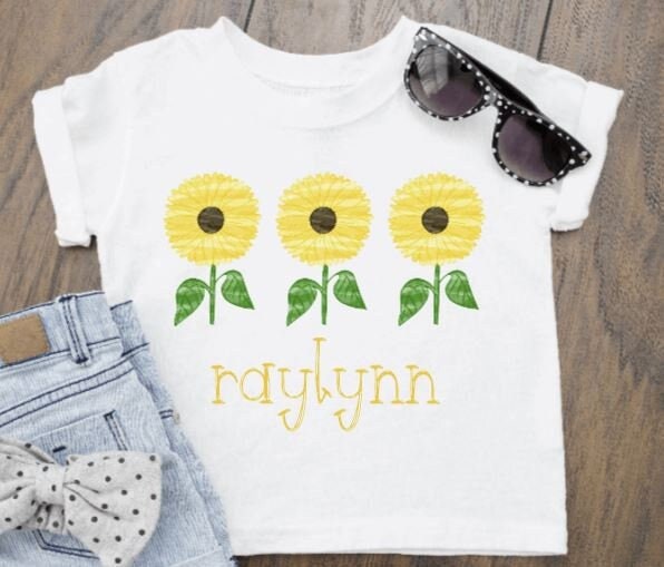 sunflower shirts for girls