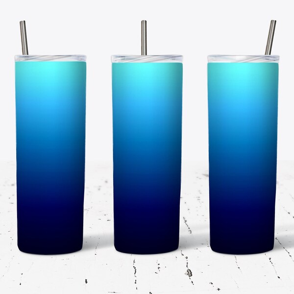 Purple Ombre 20oz Skinny Tumbler Sublimation Designs Tumbler PNG File Digital Download, Blue,Gradient Tumbler  +10 FREE DESIGNS