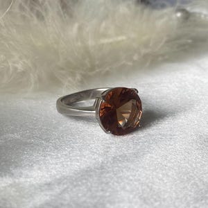 Alexandrite Women Ring, Handmade Women Ring, Turkish Handmade Silver Ring, Round Stone Ring, Ottoman Ring, Ladies Ring, 925k Sterling Silver
