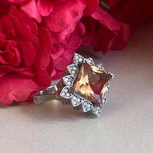 Alexandrite Women Ring, Handmade Women Ring, Turkish Handmade Silver Ladies Ring, Gold Plated Ring, Ladies Ring, 925k Sterling Silver Ring