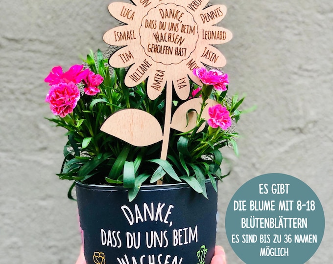 Danke Dass Du Mir Beim Wachsen Geholfen Hast www.etsy.com