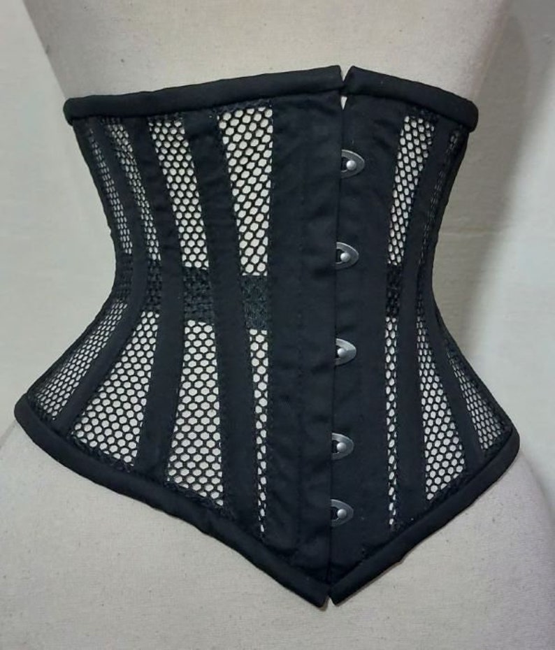 Mesh Underbust Waist Trainer Corset - Amber