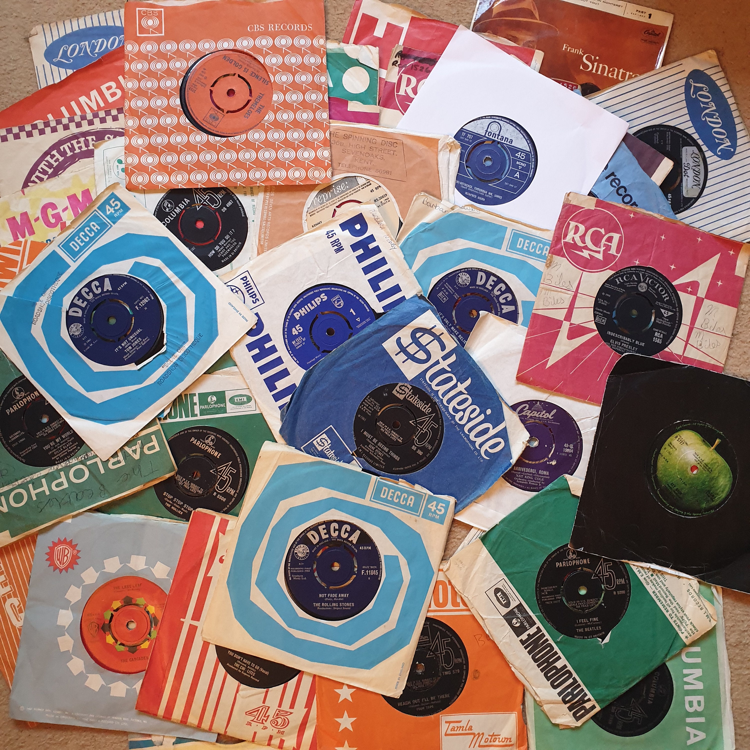 1960s 1950s 7 Vinyl Singles Pick From 10 Records Etsy Ireland