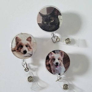 CUSTOM Photo ID Badge Reel (Retractable) [1 Qty]