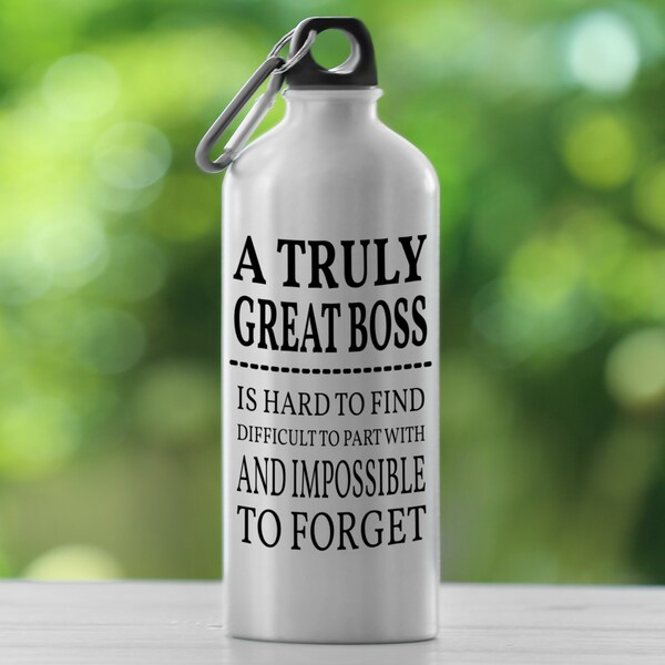 Funny Boss Gift Water Bottle 60+ Gift Ideas for 2024