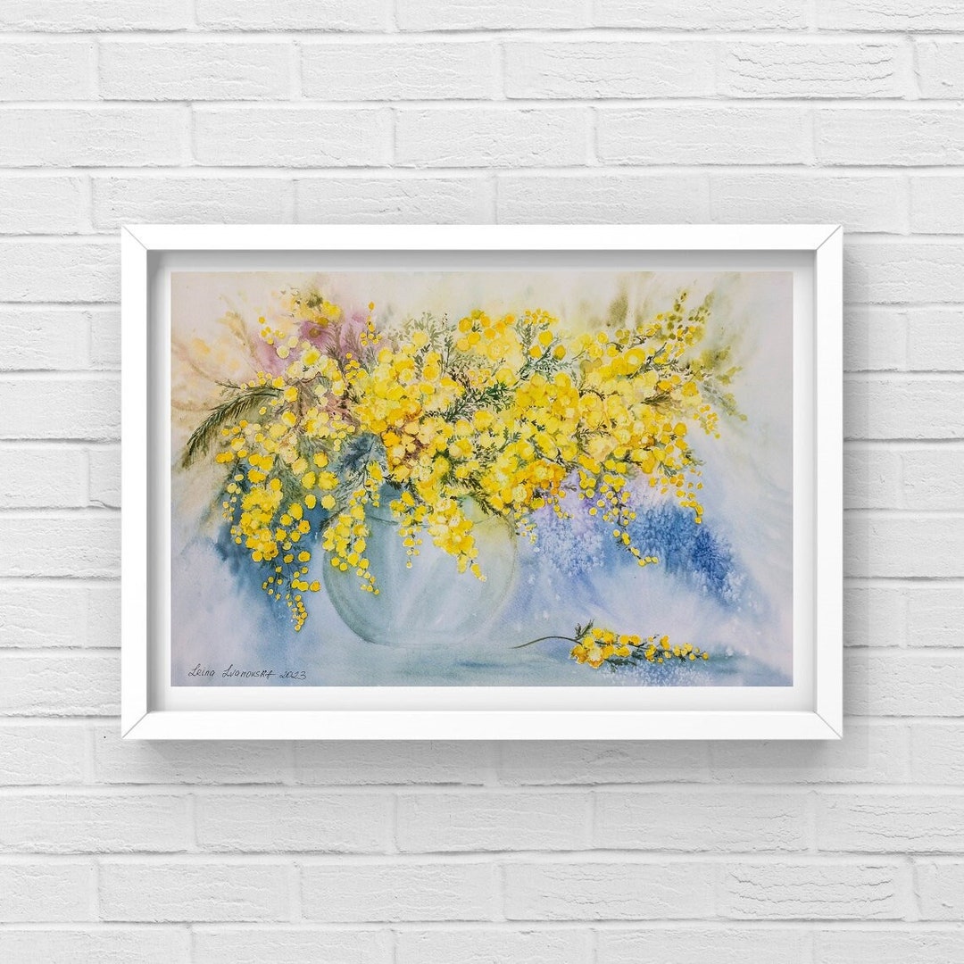 Large Watercolor Painting Original 15x22 Watercolor Painting, Botanical