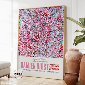 Damien Hirst Print, Damien Hirst Cherry Blossoms Poster, Fantasia Blossom, Exhibition Poster, Museum Poster, Art Print, Limited Edition image 3