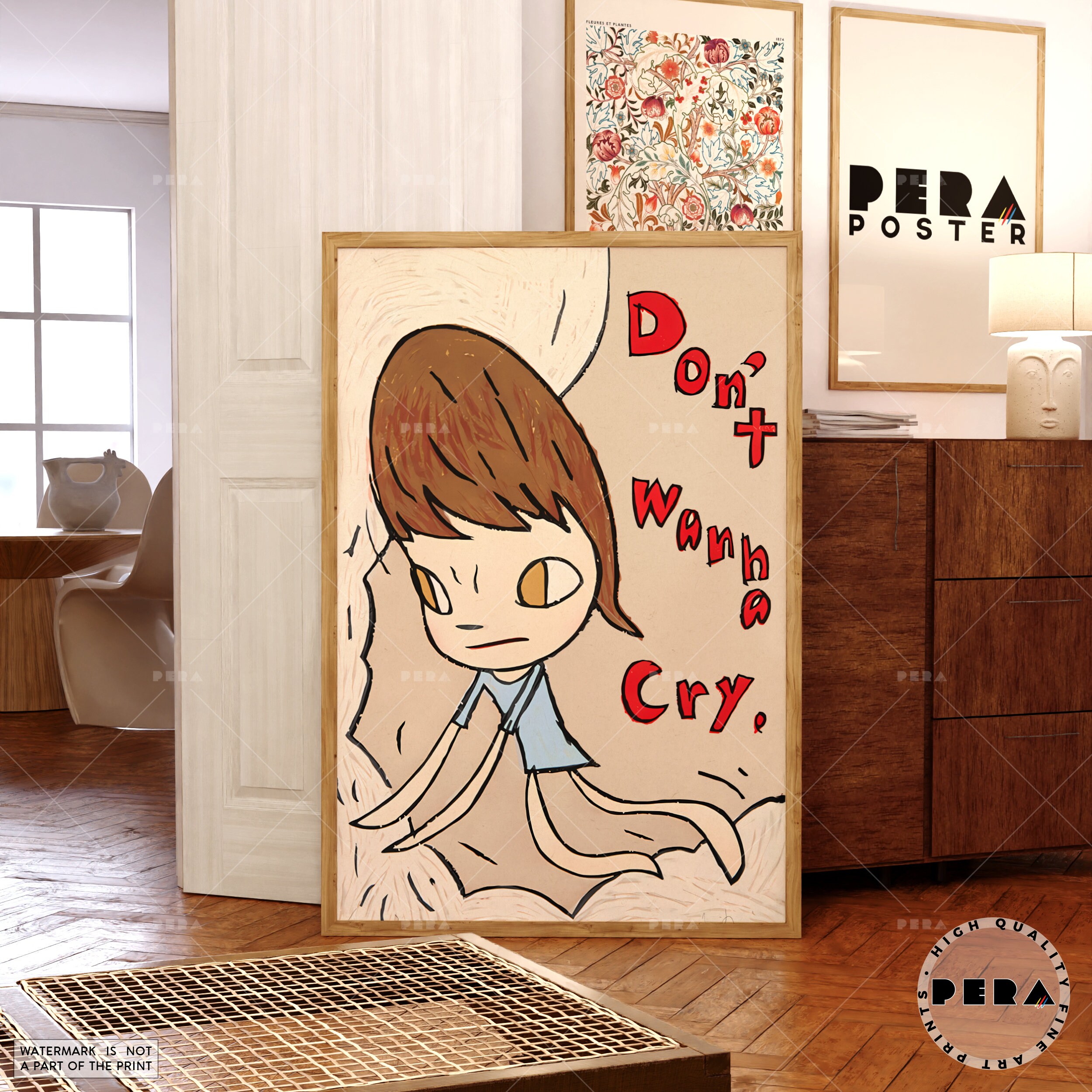 Yoshitomo Nara, Don't Wanna Cry 2010, Japanese Wall Art, Pop Yoshitomo Nara, Don't Wanna Cry 2010, Japanese Wall Art, Pop