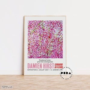 Damien Hirst Print, Damien Hirst - Cherry Blossoms Poster, Fantasia Blossom, Exhibition Poster, Museum Poster, Art Print, Limited Edition