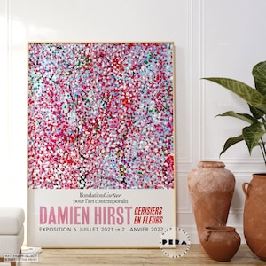 Damien Hirst Print, Damien Hirst Cherry Blossoms Poster, Fantasia Blossom, Exhibition Poster, Museum Poster, Art Print, Limited Edition image 4