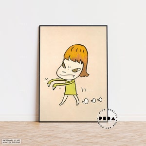Yoshitomo Nara, Japanese Wall Art, Pop Art, Contemporary Art, Fine Art Print, Home Decor, Wall Decor, Digital Download, High Quality Print