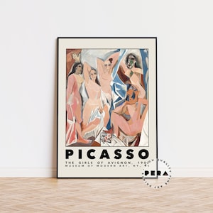 Cartel de la exposición de Pablo Picasso, Impresión de Picasso, Cartel de Picasso, Cartel de la Galería de Arte, Cartel del Museo, Póster Vintage, Decoración de la pared, Decoración del hogar