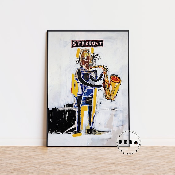 Jean Michel Basquiat, Basquiat Print, Street Art, Affiche d’exposition, Affiche Basquiat, Pop Art, Art abstrait, Art moderne, Décoration murale