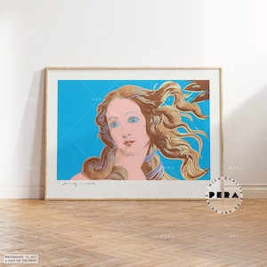 Andy Warhol, Venere Dopo Botticelli, Andy Warhol Print, Pop Art, Retro Poster, Modern Art Print, Famous Painting, Exhibition Poster