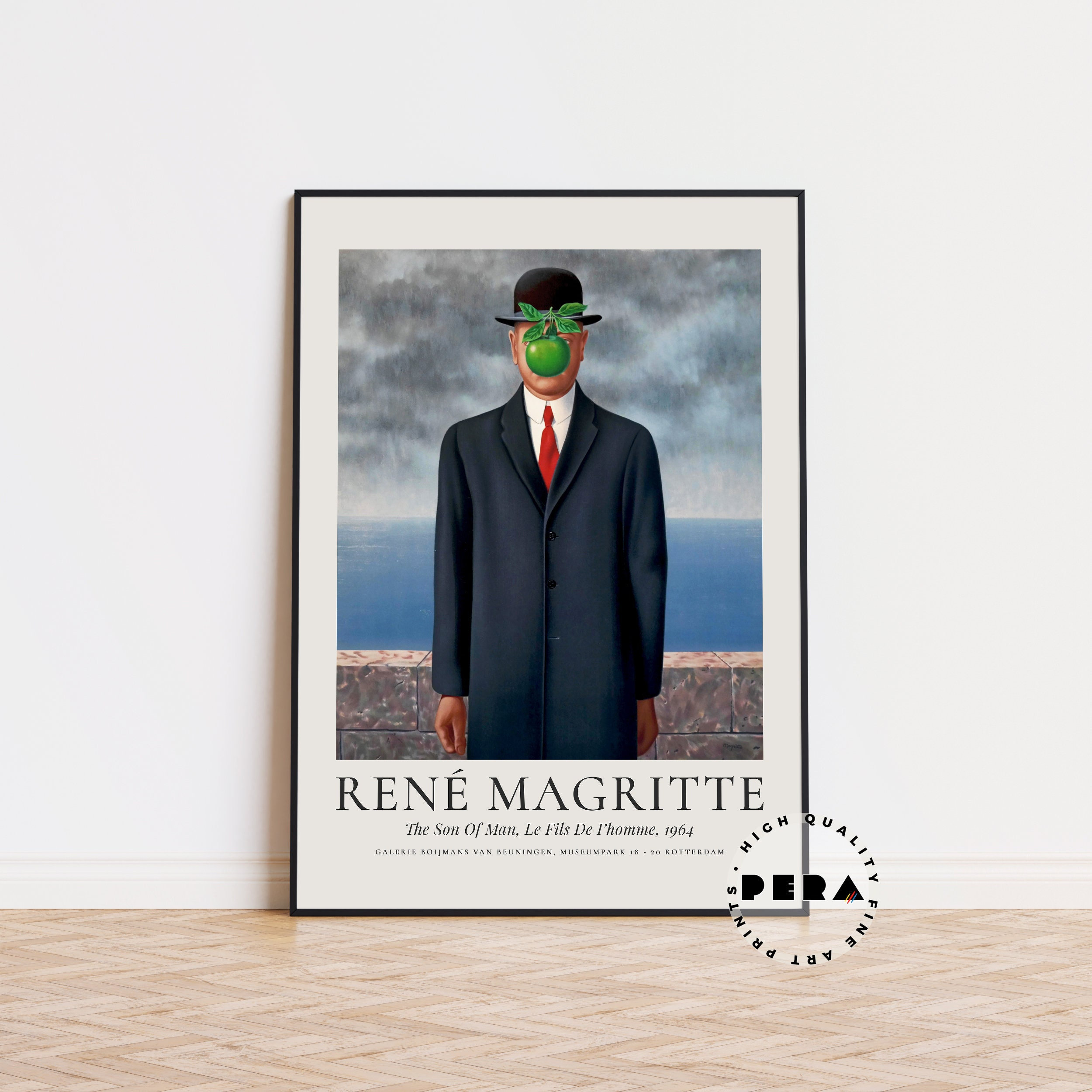 Rene Magritte Print, the Son of Man 1964, Magritte Art Poster