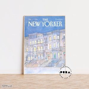 The New Yorker Magazine Cover Print, Retro Print, Magazine Cover Prints, Retro Magazine Cover, Best of New Yorker Prints, Trendy Wall Art