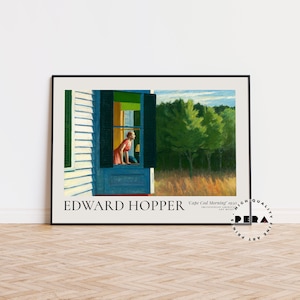 Edward Hopper - Cape Cod Morning Poster, Exhibition Poster, Vintage Poster, Museum Poster, American Realism, Art Gallery Poster, Home Decor