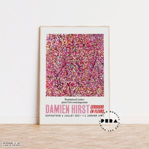 Damien Hirst Print, Damien Hirst - Cherry Blossoms Poster, Fantasia Blossom, Exhibition Poster, Museum Poster, Art Print, Limited Edition