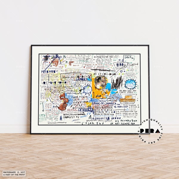 Basquiat Equals Pi Files Etsy