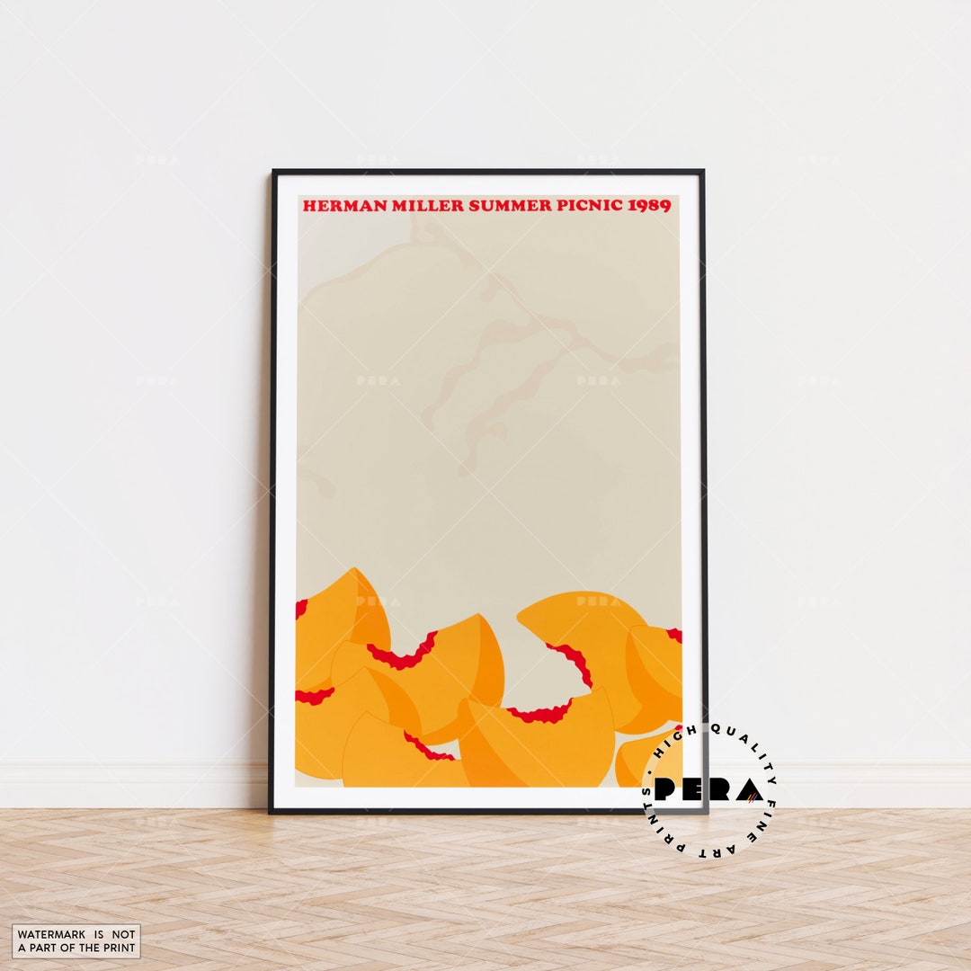 値下げ HERMAN MILLER Stephen Frykholm 直筆サイン Herman Miller Poster, Stephen Frykholm, 1942, Mid-century