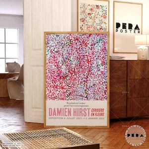 Damien Hirst Print, Damien Hirst Cherry Blossoms Poster, Fantasia Blossom, Exhibition Poster, Museum Poster, Art Print, Limited Edition image 6