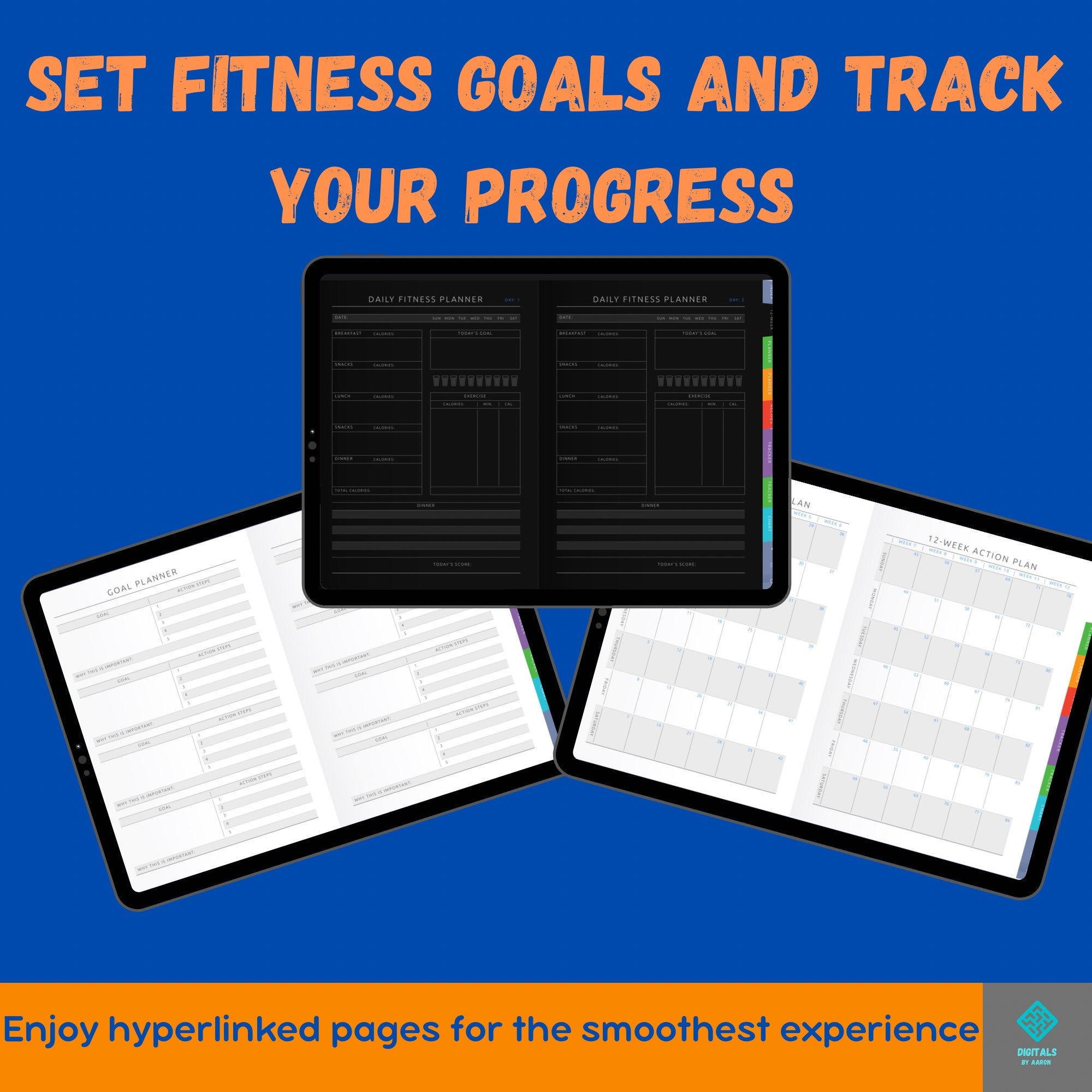 Digital Weight Loss Planner Weight Loss Tracker for Etsy