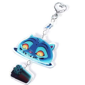 IN STOCK Derpy Tiger Dangle Charm with Potted Plant - Kpop Demon Hunters