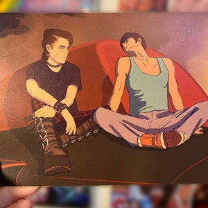 Klance Sunset Scene but make it a date! 5x7 Pearl Finish Print - Voltron Keith x Lance