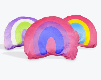Pride Flag Rainbow Shaped Pillows - Bisexual Pansexual Genderqueer