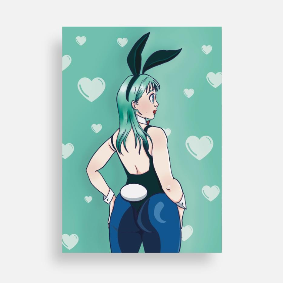 Bulma Bunny - Etsy